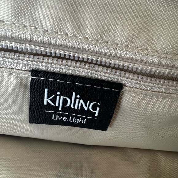 Kipling Firefly Backpack Eternal Tweed Blue Pink - Picture 9 of 14